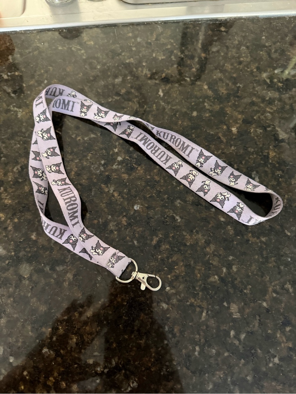 Sanrio Hello Kitty & Friends Kuromi Purple Lanyard